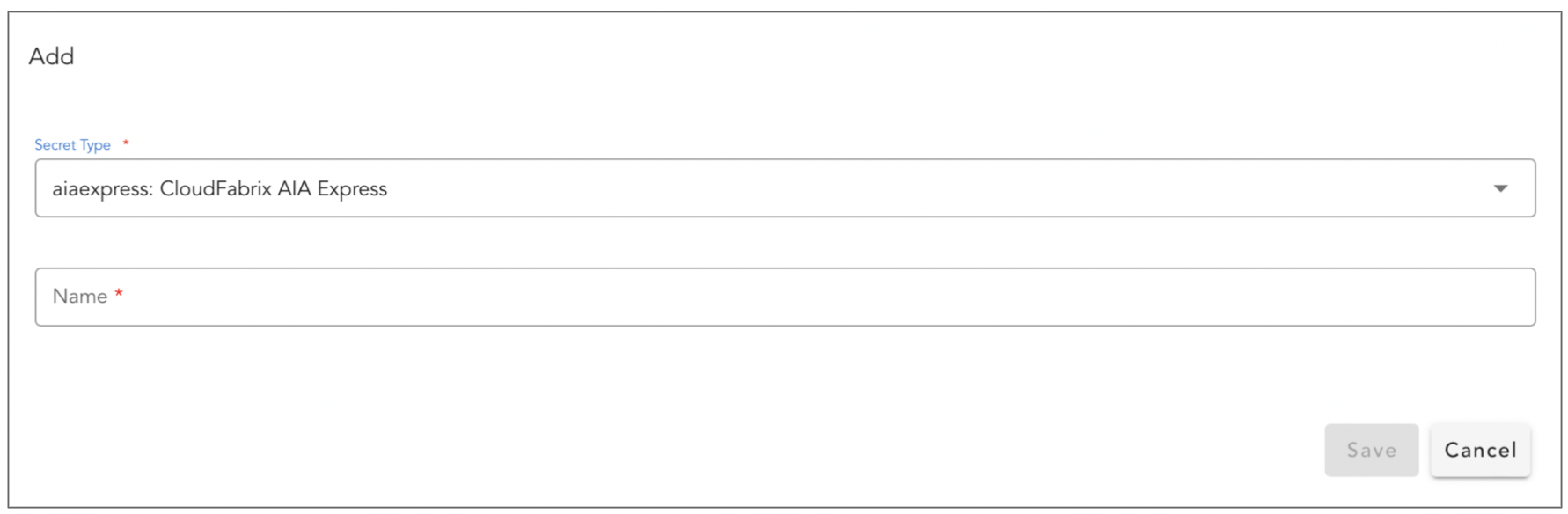 Screenshot: Configuring the Extension on cfxCloud