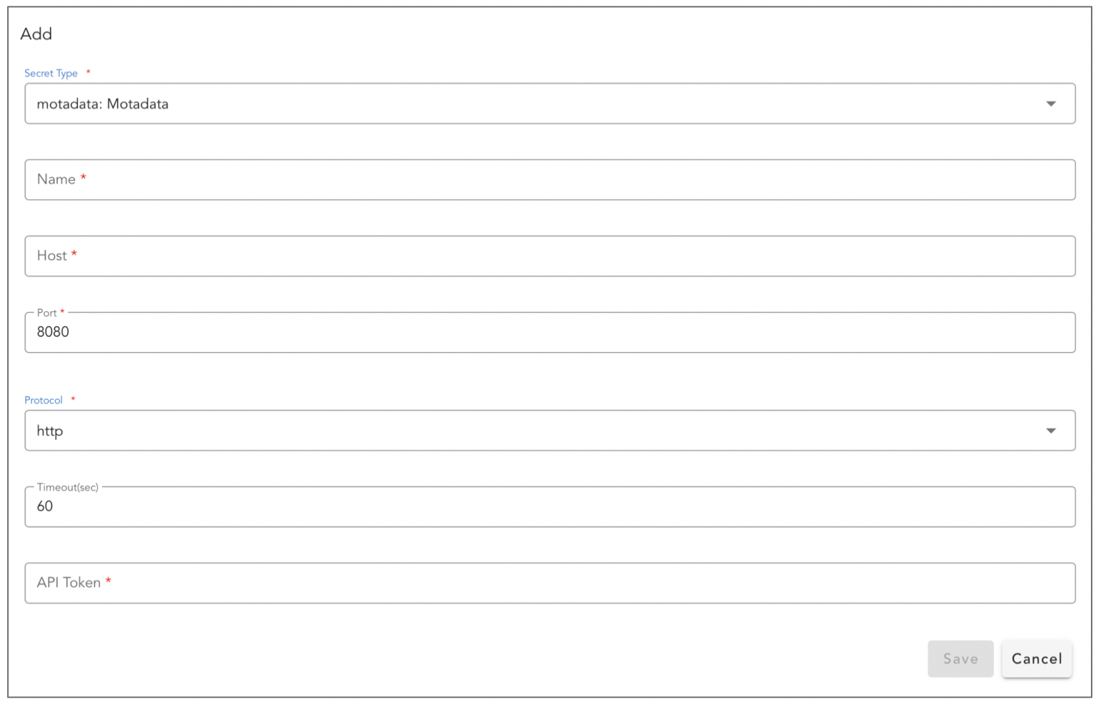 Screenshot: Configuring the Extension on cfxCloud
