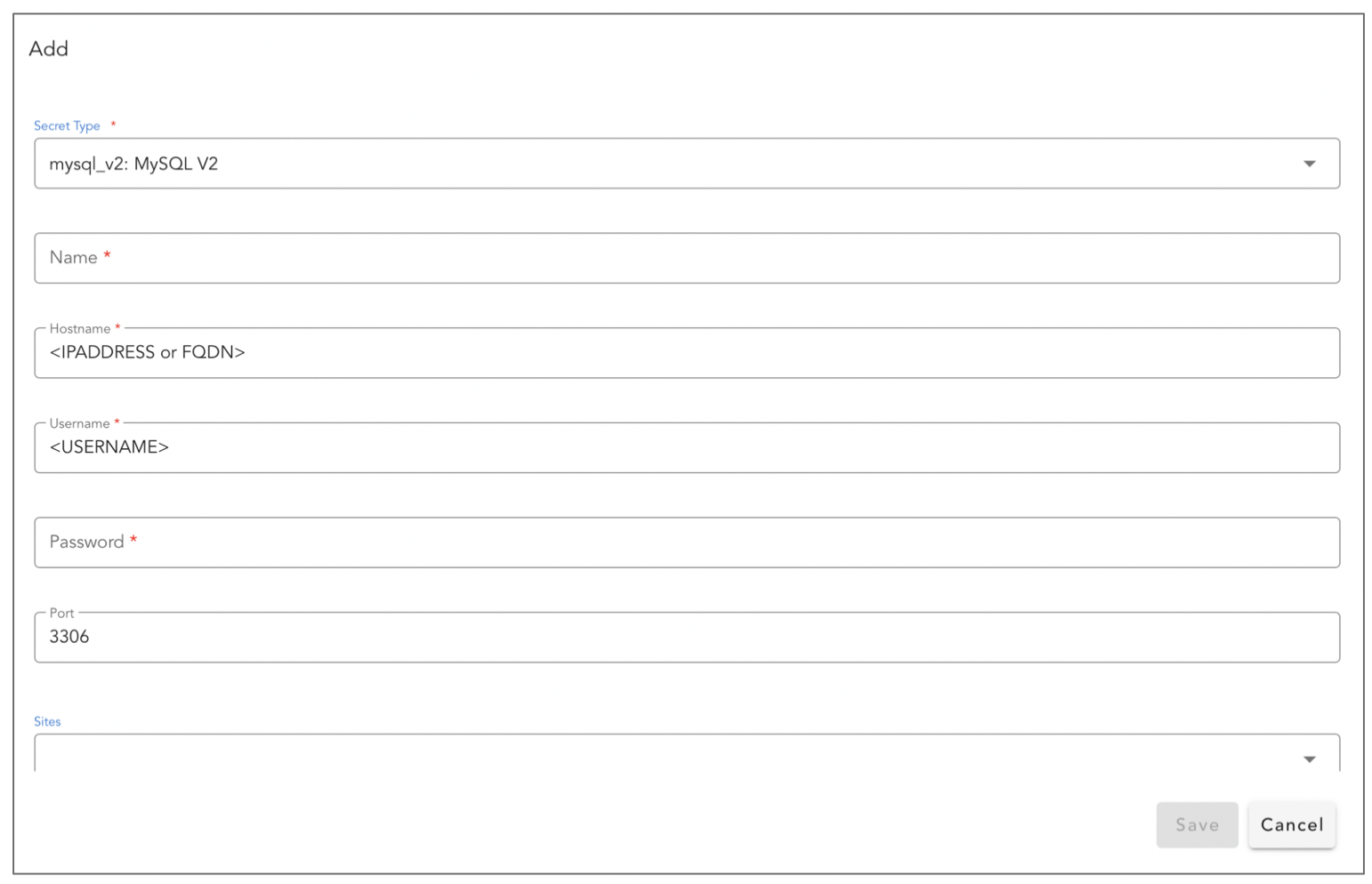 Screenshot: Configuring the Extension on cfxCloud