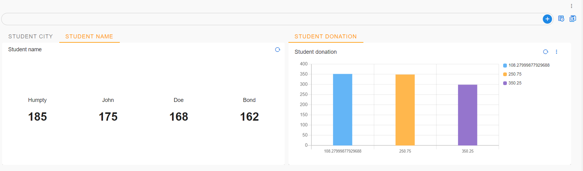 Multiwidget Student Name