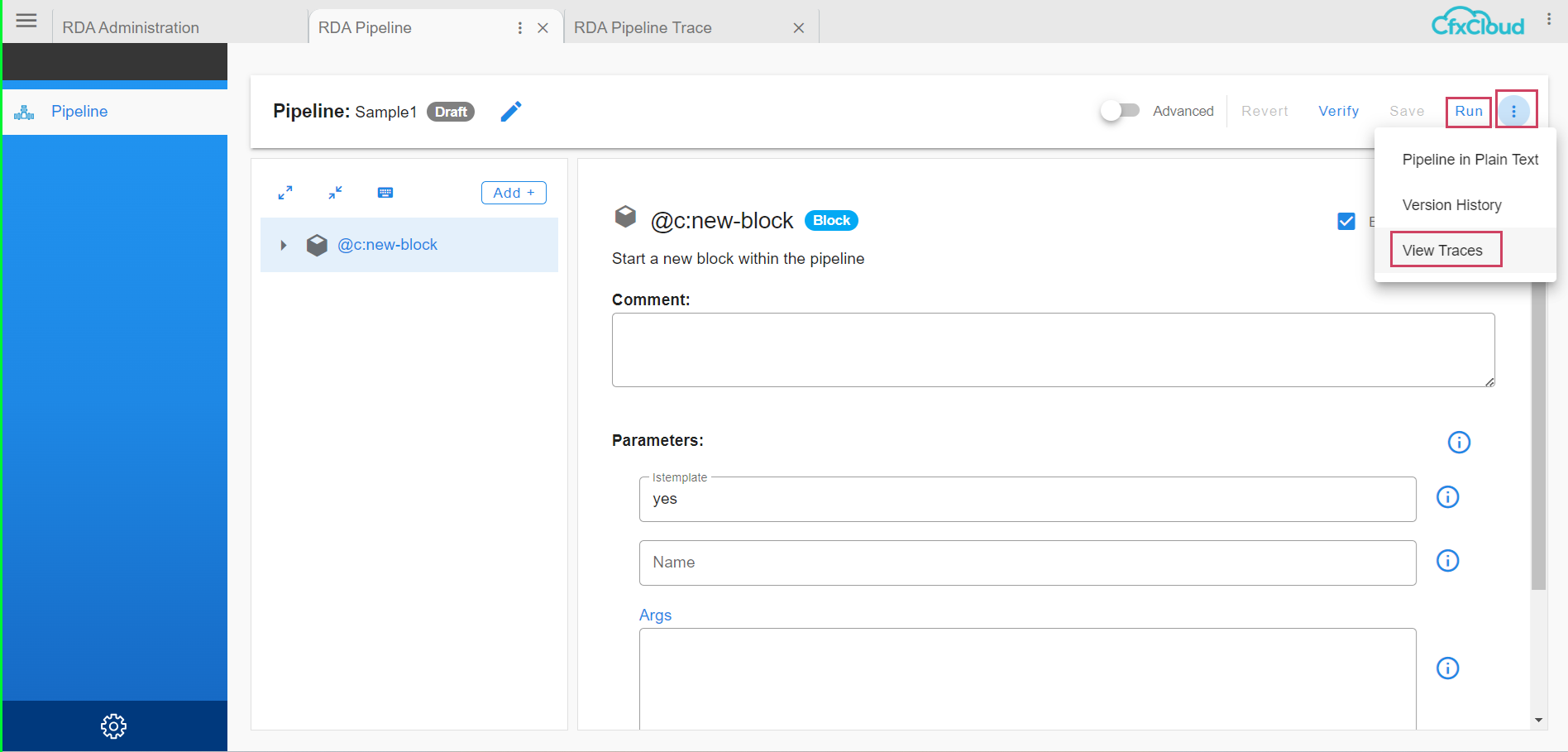Portal Pipeline Traces