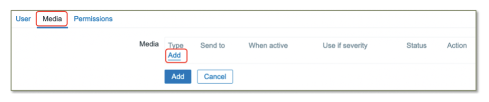 Zabbix_media type add